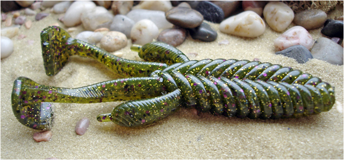 Buzz BeeV 4.0 Custom Hand-poured Hybrid Ribbed Creature Frog Bait